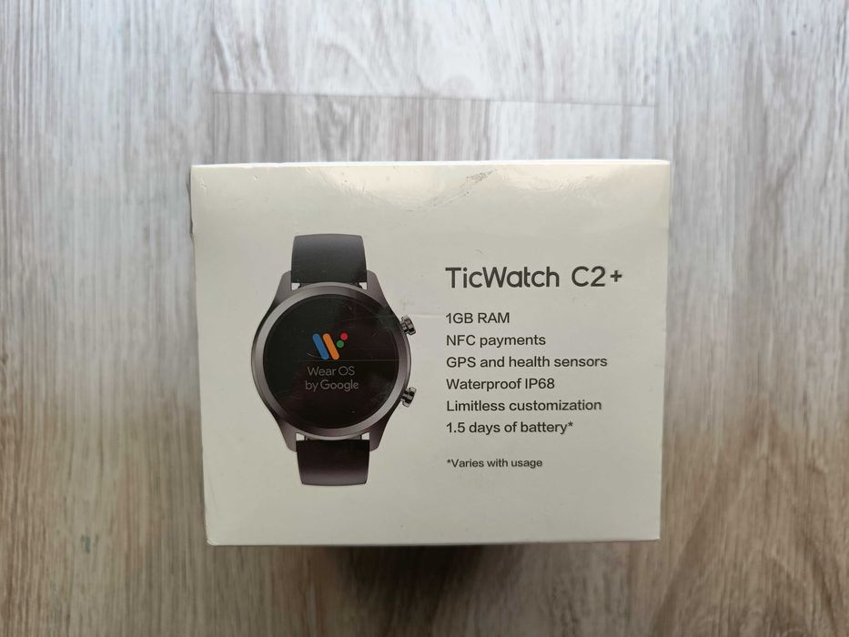NOWY Zegarek Smartwatch Mobvoi Ticwatch C2+ Gwarancja płatności NFC