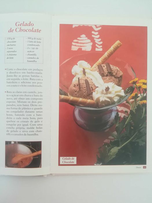 Doces regionais com chocolate