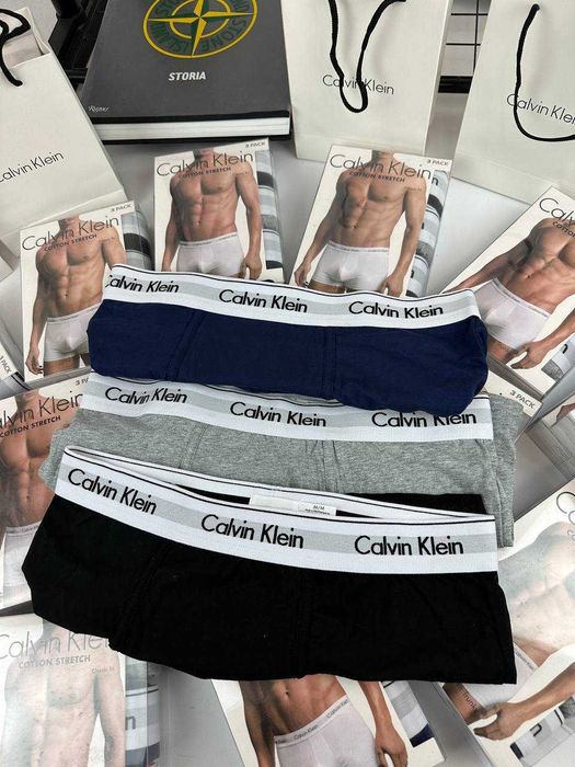Набор трусов мужских труси боксери чоловічі кельвін кляйн calvin klein
