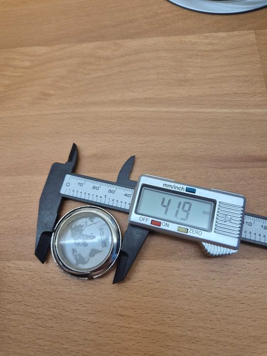 Koperta zegarka + tarcza mapa świata