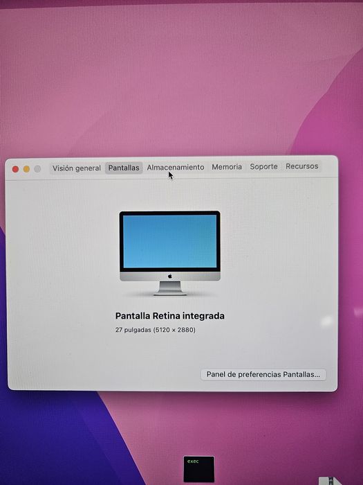 iMac 2015 27 polegadas 16gb ram
