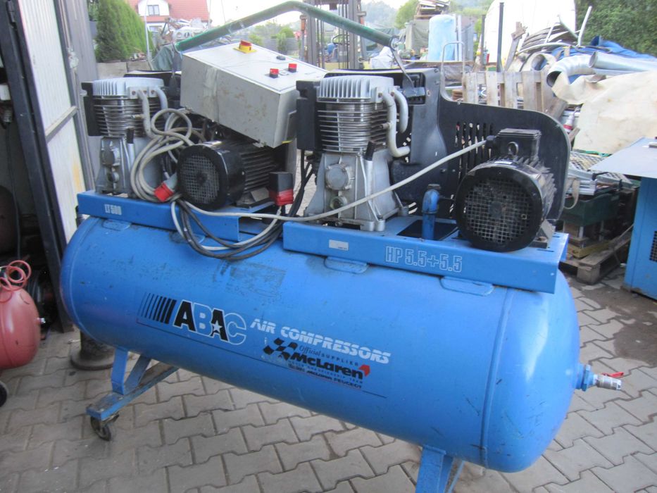 Kompresor tłokowy sprężarka powietrza ABAC 500 L