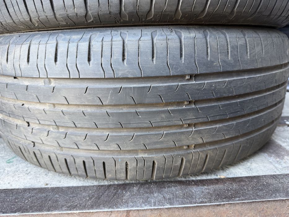 Шины 205/55 R17 Continental EcoContact 6 б/у лето пара 5,5мм ар. 201647 U8