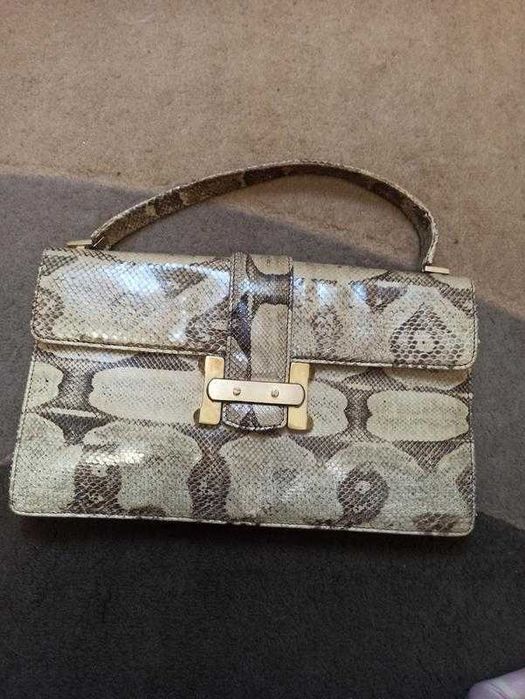 Вінтажна сумка із шкіри рептилії