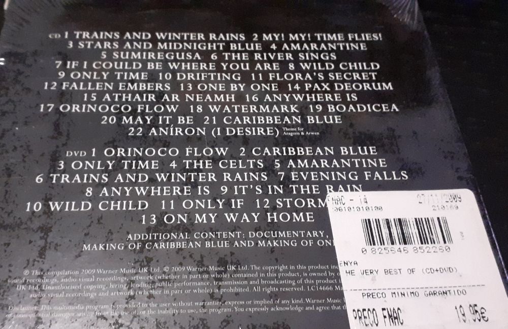 compilação The Very Best of Enya.