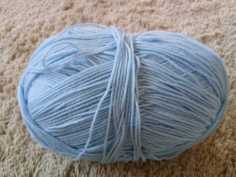 Novelo XL de Lã Azul bebé