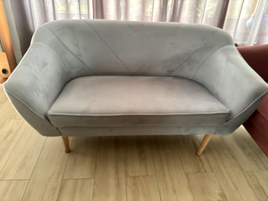 Wypoczynek wolnostojący na nóżkach- kanapa sofa i fotel - 3+2+1