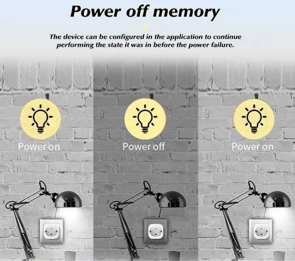 Gniazdko wtyczka SMART WiFi -aplikacja TUYA- zdalne sterowanie - 8szt