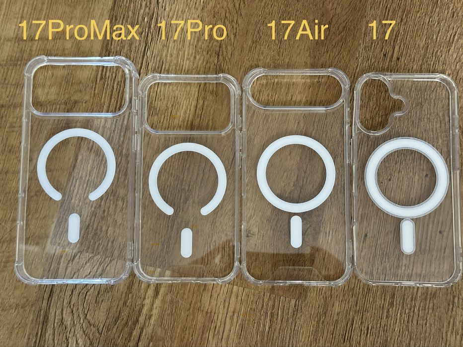 Чохли Clear Case Magsafe на iPhone 15/16/17/Pro/Air/Pro Max