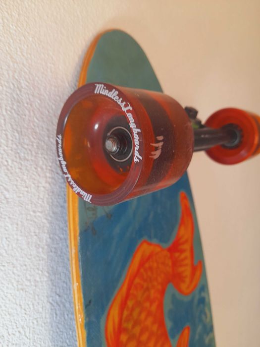 Bundle 2 Longboards Custom Pintados à Mão: Koi Zen + Tribal Arte!