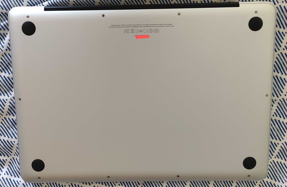 MacBook pro 13' meados 2012