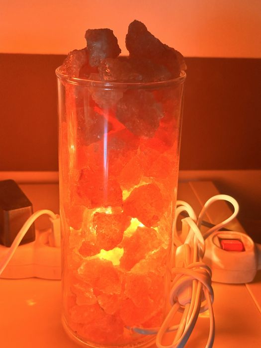 Lampy solne w krysztale