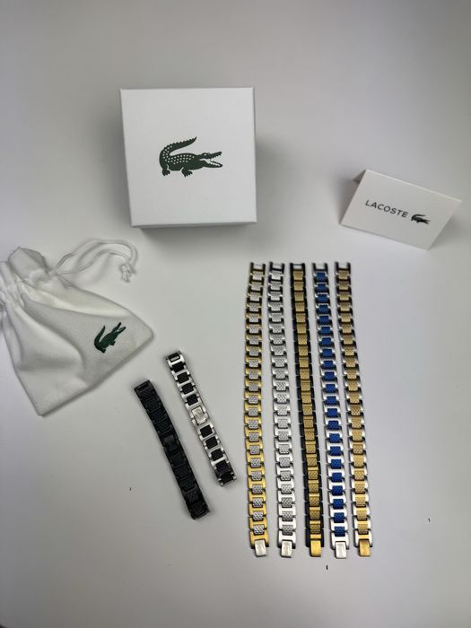 Браслет лакоста Lacoste усі кольори + регулювач довжини