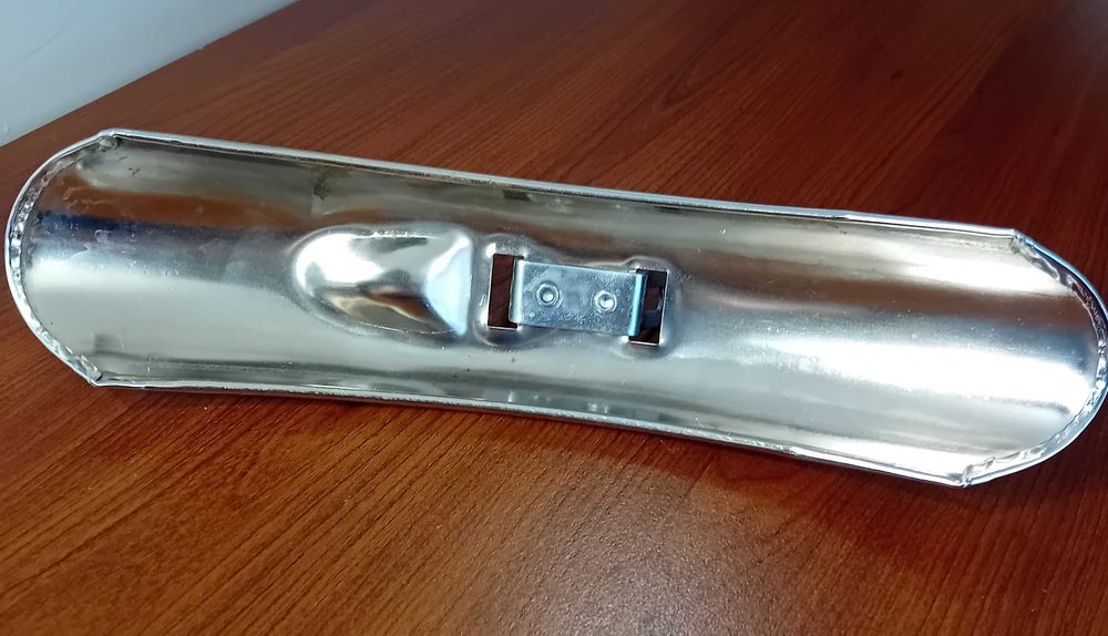Nowy tylny błotnik rowerowy ROMET z czasów PRL / chromowany,krótki/.