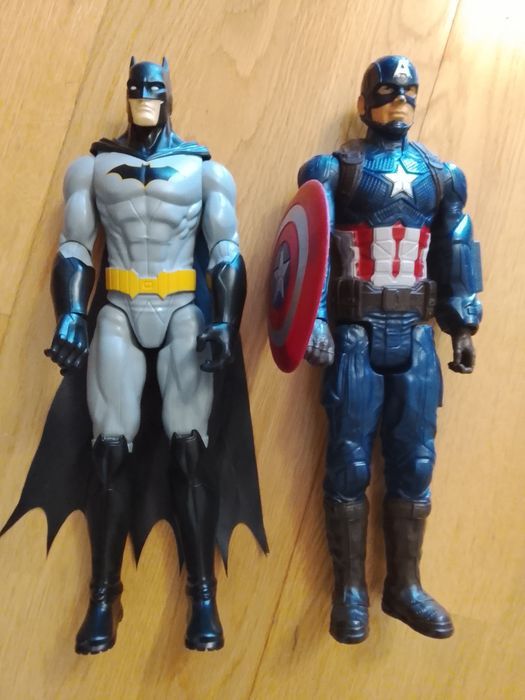 Pack Figuras Batman e Capitão América