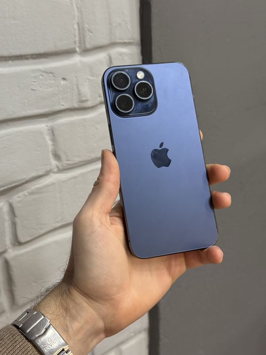 Used iphone 15 pro max 256gb blue titanium 90% + гарантія