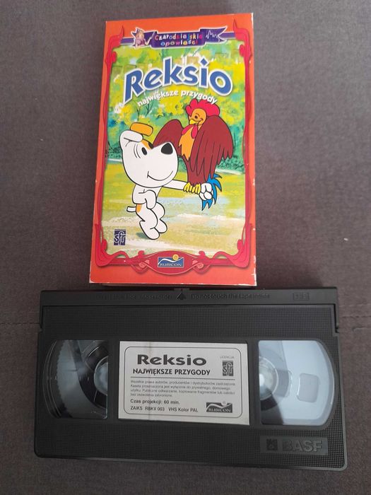 Kaseta Vhs Reksio Najwieksze Przygody