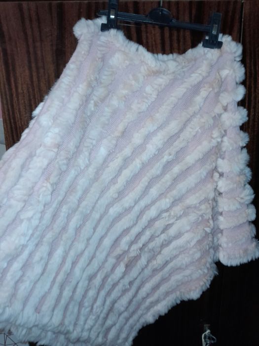 Пончо з кролика ONE SIZE