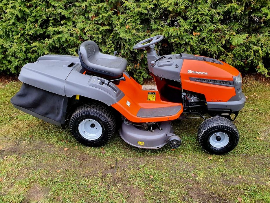 Traktorek kosiarka HUSQVARNA tc138 z koszem 16KM POMPA OLEJU serwis