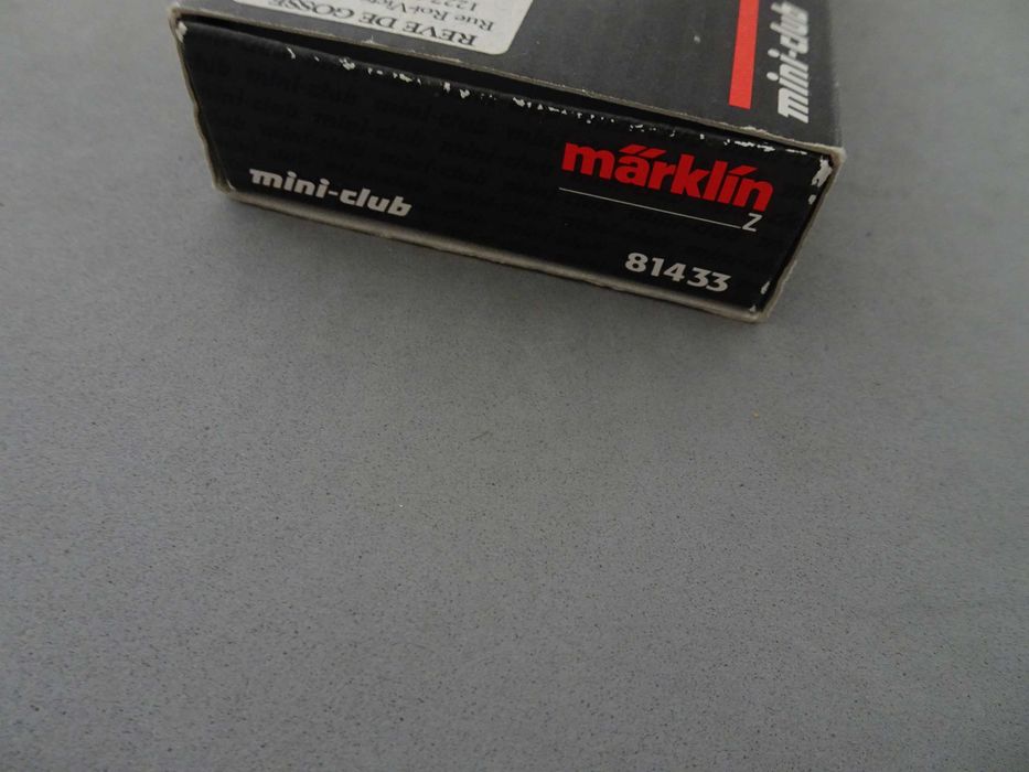 Raro Marklin Mini-Club 81433 - Conjunto do comboio do Circo Knie com locomotiva "Krokodil"