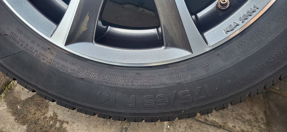 4шт 175 65 r14 Michelin 17рік 6.8мм літо комплект резина шини