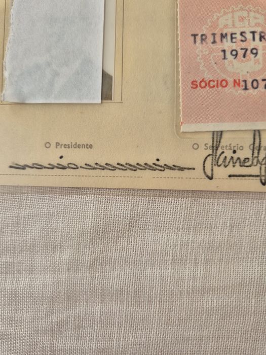 Vendo antigo Cartão de Identidade de sócio do ACP (Automóvel Club de Portugal).