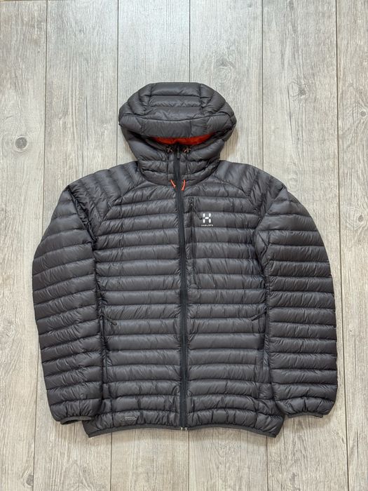 Куртка пуховик Haglofs трекінгова чоловіча pertex quantum rab