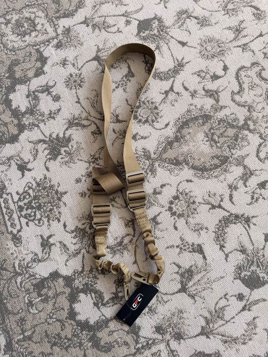 Pas dwupunktowy bungee taktyczny khaki nowy asg