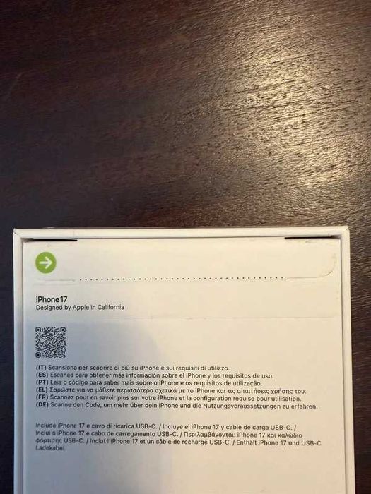 Apple iPhone 17 256 GB — Novo e Selado / Lisboa