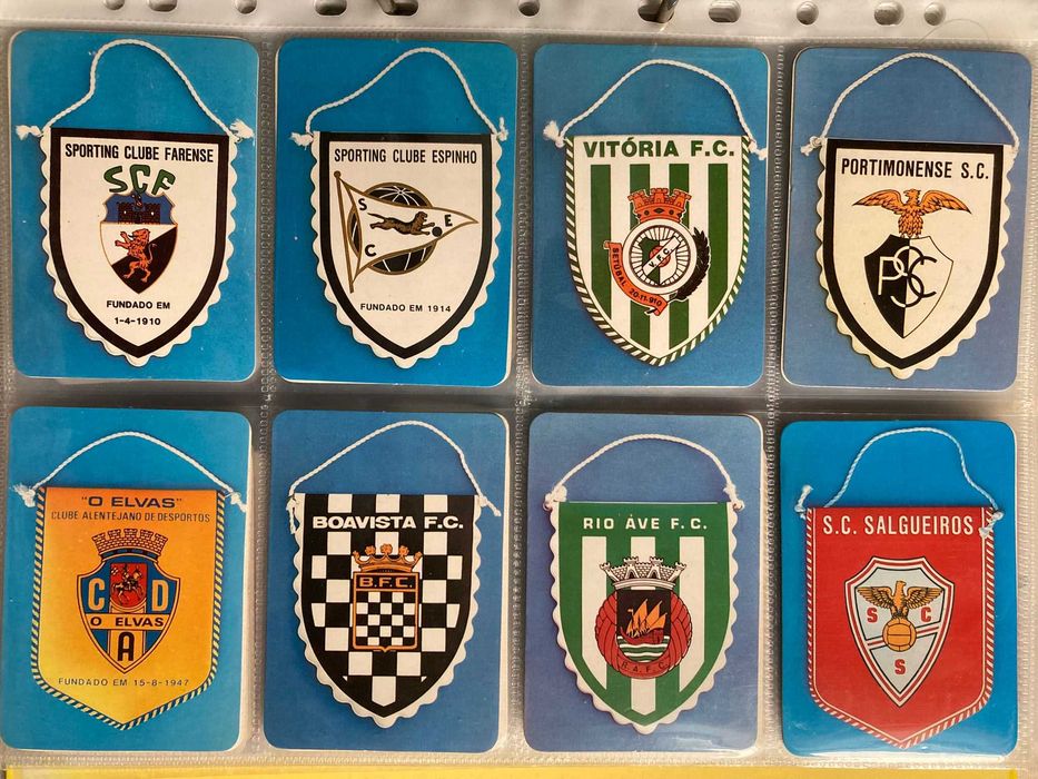 Calendários Antigos de Futebol - Galhardetes (preço unitário)