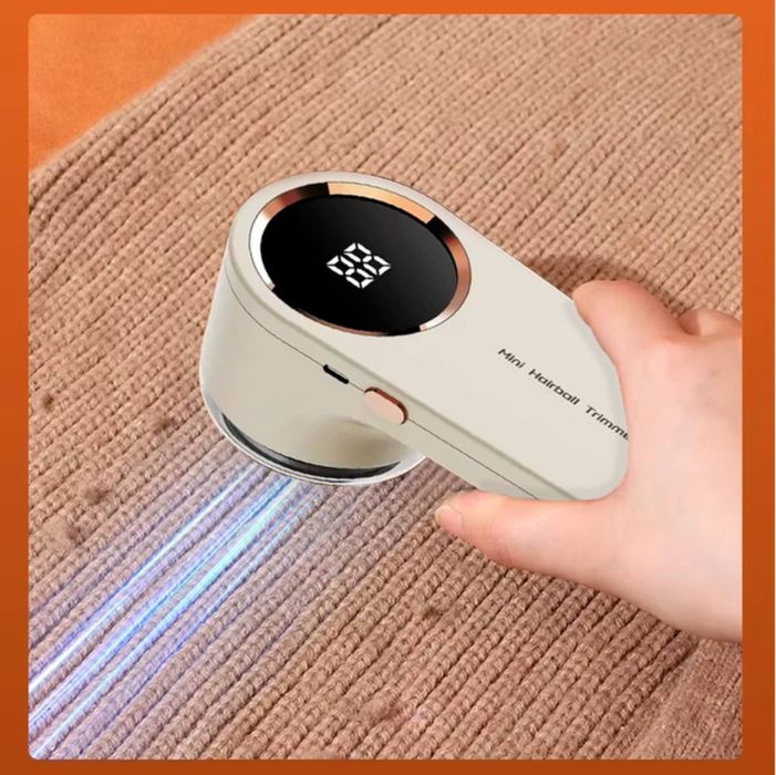 Машинка для видалення ковтунців,ворсу,катишок бездротова з Дисплеєм дл