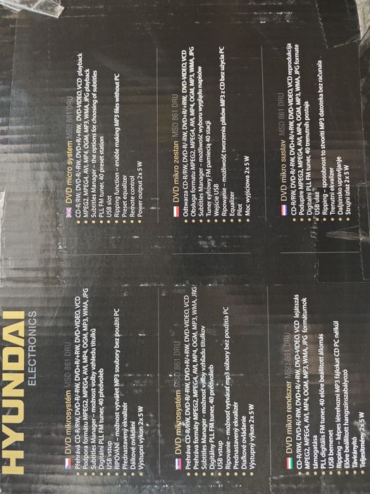 Wieża Hyundai MSD 861 DRU