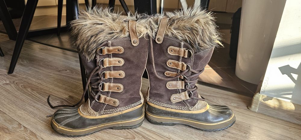 Sorel śniegowce damskie rozmiar 37⅓ wkładka 23,5cm używane