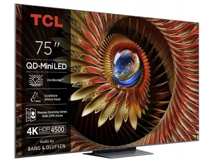 Telewizor TCL 75C8K 75" QD-Mini LED 4K 144 Hz Google TV