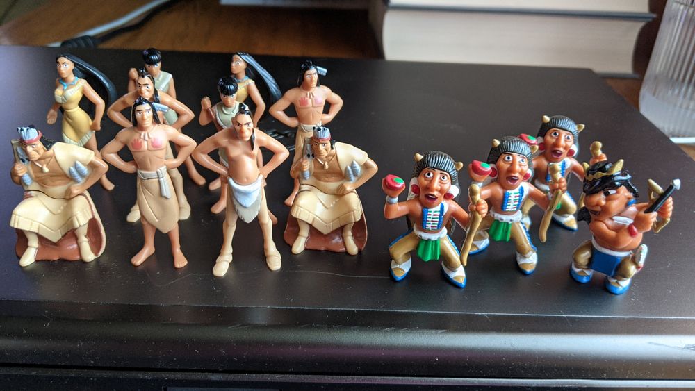 Figurki Kinder Niespodzianka Indianie Zestaw 14szt