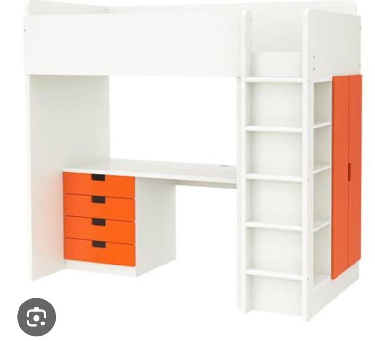 IKEA SMASTAD Łóżko dziecięce