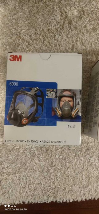 Maska pełnotwarzowa 3m 6000 + filtry