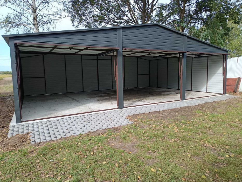 Garaż blaszany garaż blaszak garaże 9x6 7x5 6x6 Rus -stal profil 5x7