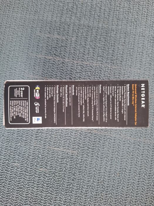 Netgear Wireless Adapter, smart TV internet