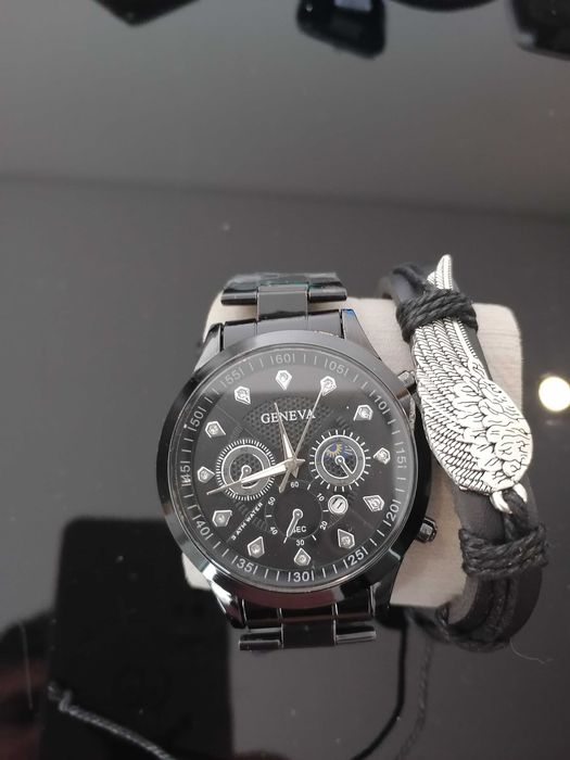 conjunto Relógio mais pulseira