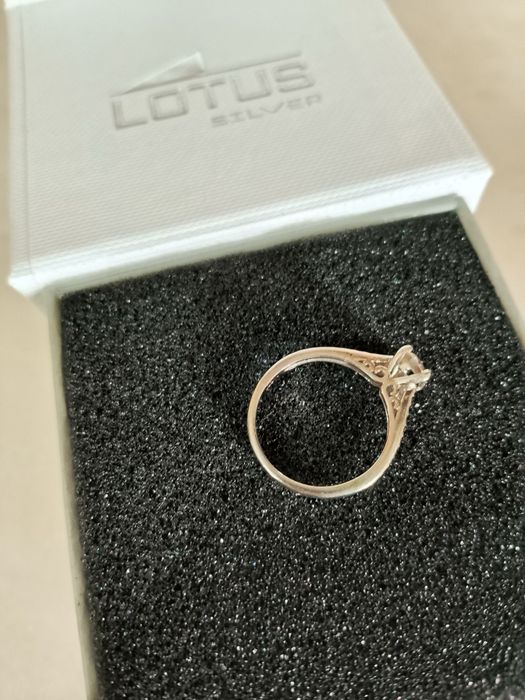 Anel Prata Lotus