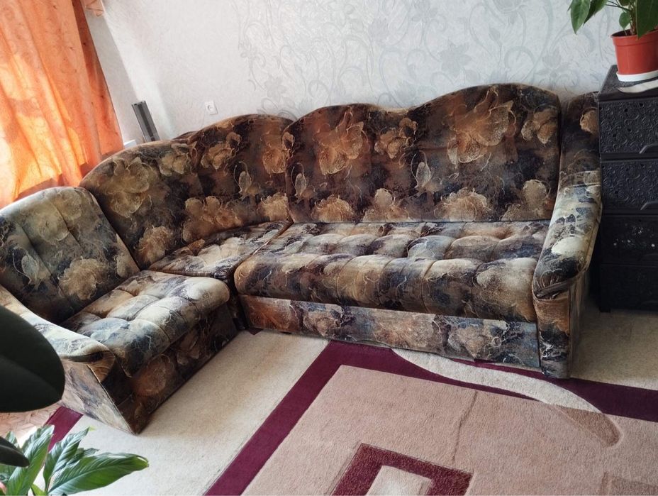 Мякий куток  у вітальню або кімнату розкладний