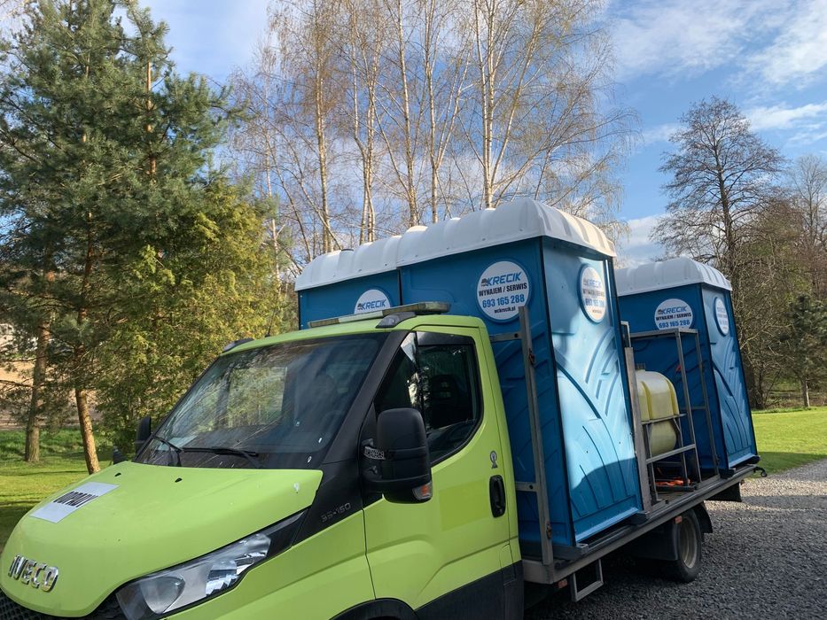 WC wynajem toalet przenośnych na budowę, działkę, imprezę - Łodygowice