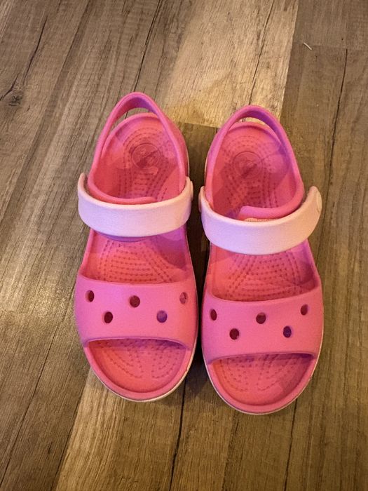 Crocs sandałki rozowe r. 11