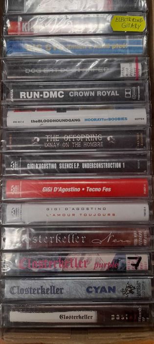 Kasety Płyty Polski Rap Eminem Peja Molesta Smerfy Metallica Disco