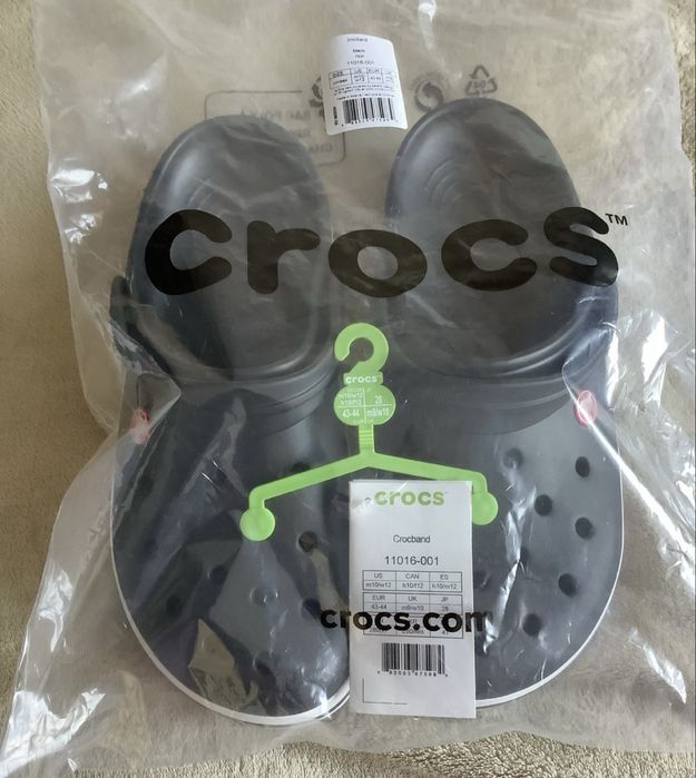Crocs Crocband Chodaki  roz.43-44 NOWE! Produkcja Europejska!