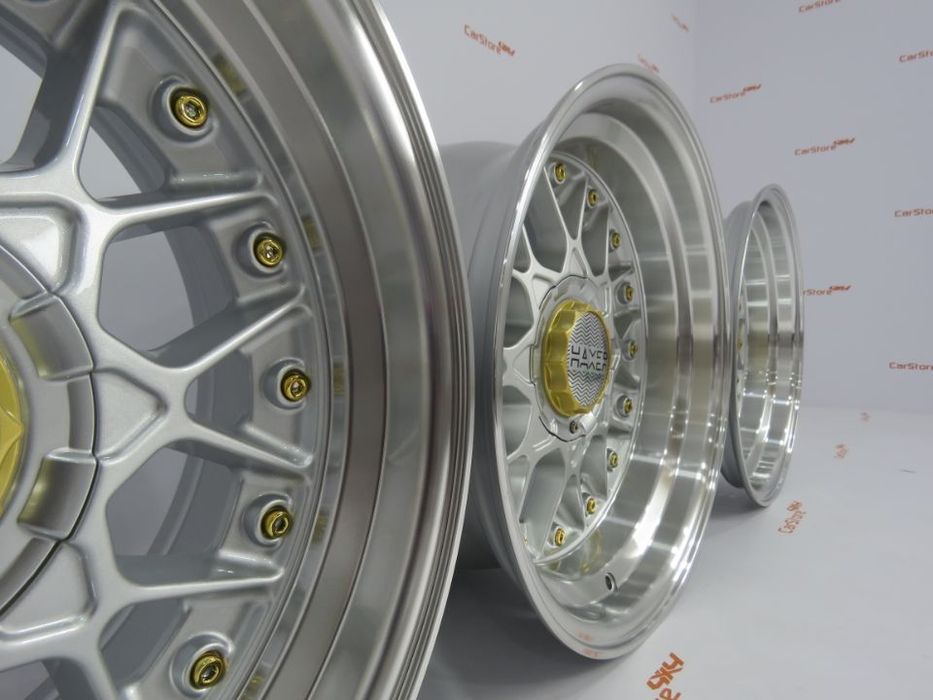 Jantes Haxer HX025 16'' x 8et15 + 9 et10 4x100 + 4x114.3 Silver