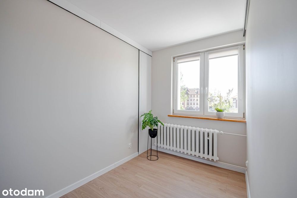 3 pok. balkon, umeblowane 43 m2, po remoncie,