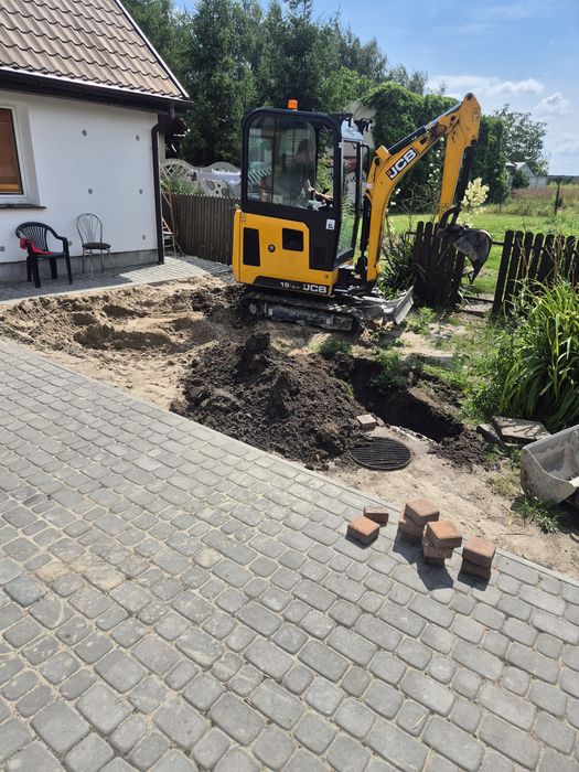 Pracę ziemne , usługi koparką, minikoparką oraz ładowarkami.