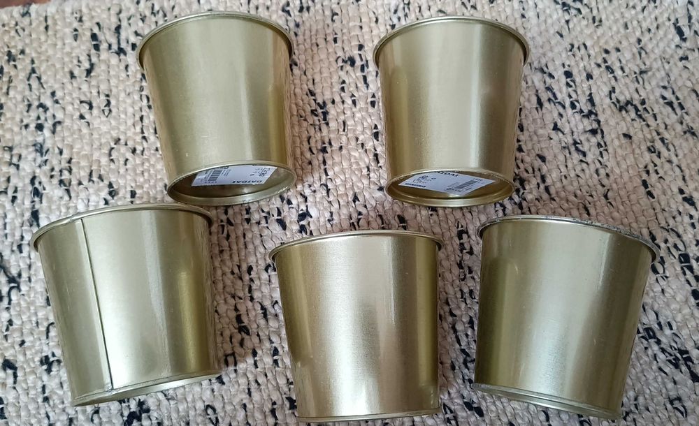 osłonki IKEA złote DAIDAI